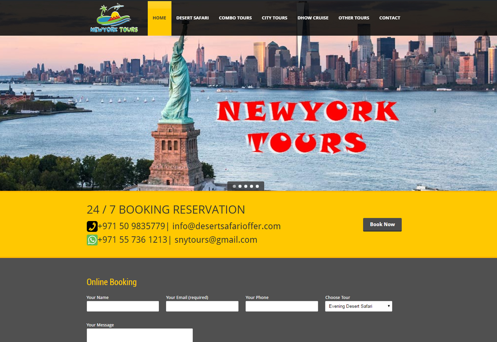 NewYork Tours | Desert Safari Offer